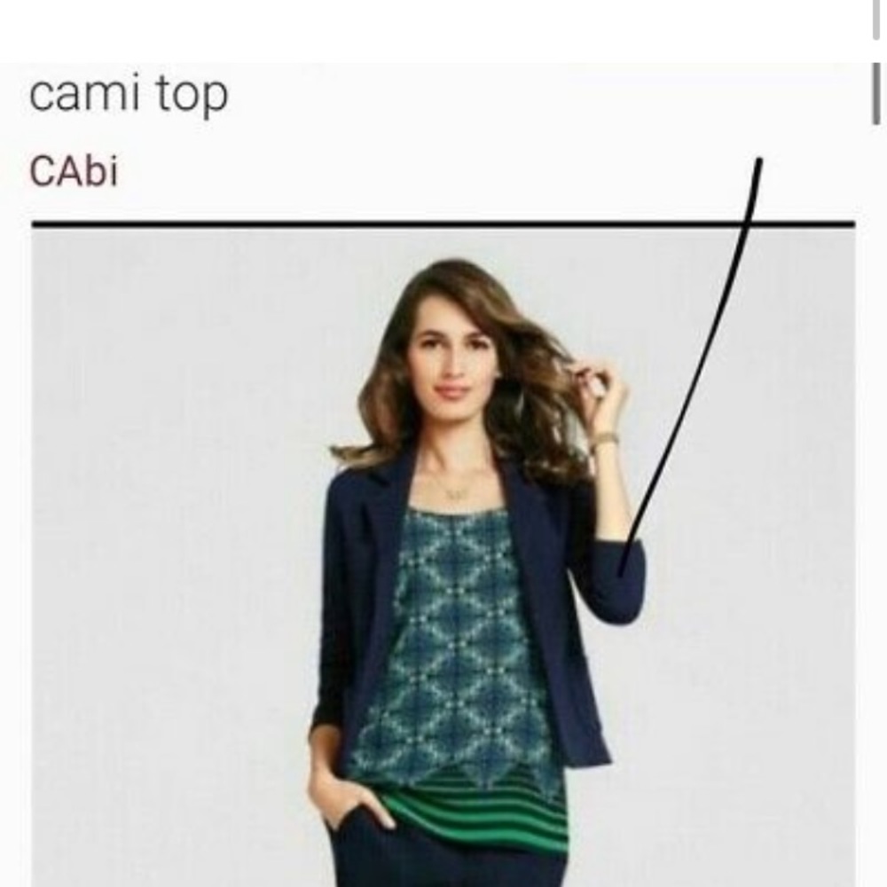 Cabi cami tank size small